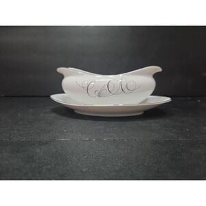 Tempo‎ By MEITO Gravy Boat Sauce Dish Attached Underplate